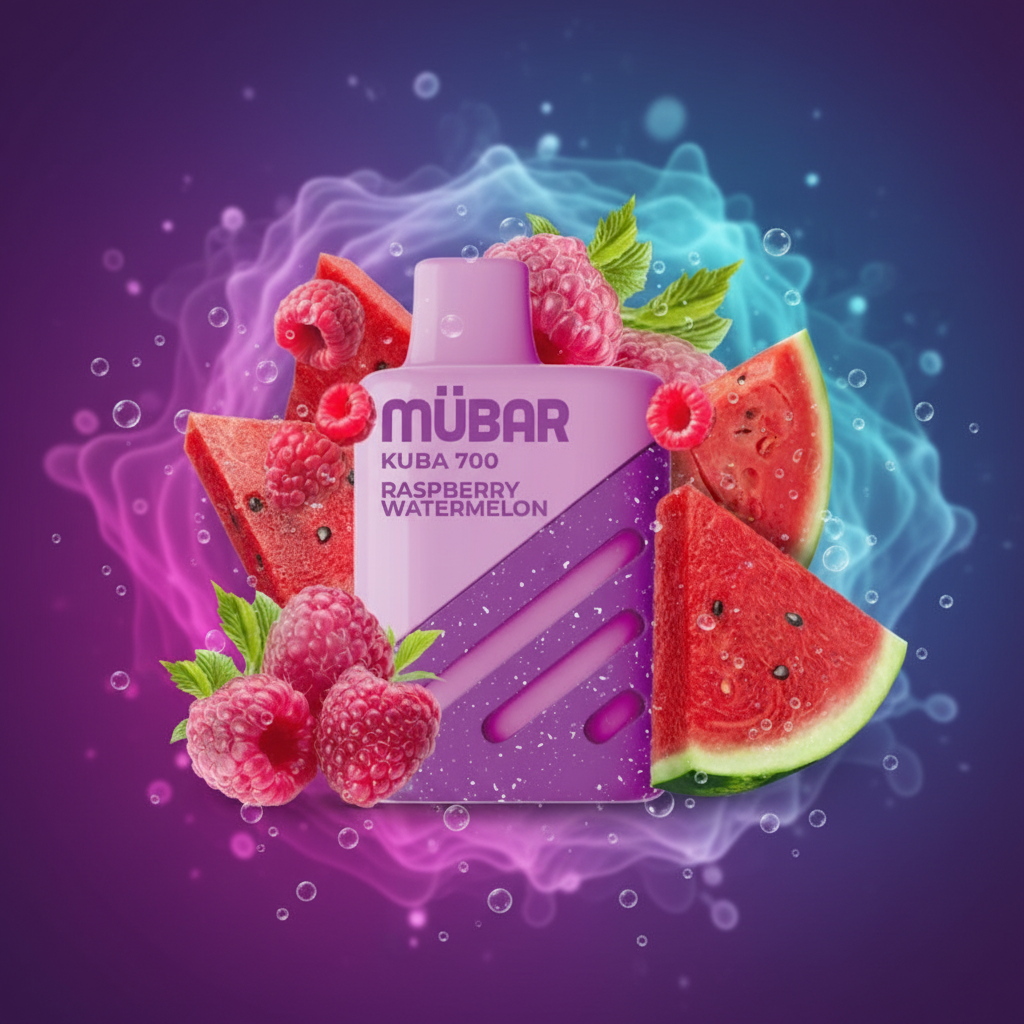 POD DESECHABLE MUBAR KUBA 700 - RASPBERRY WATERMELON